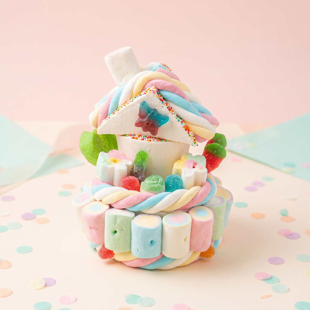 Casita de chuches sin gluten para cumpleaños y regalo – Happy Chuches
