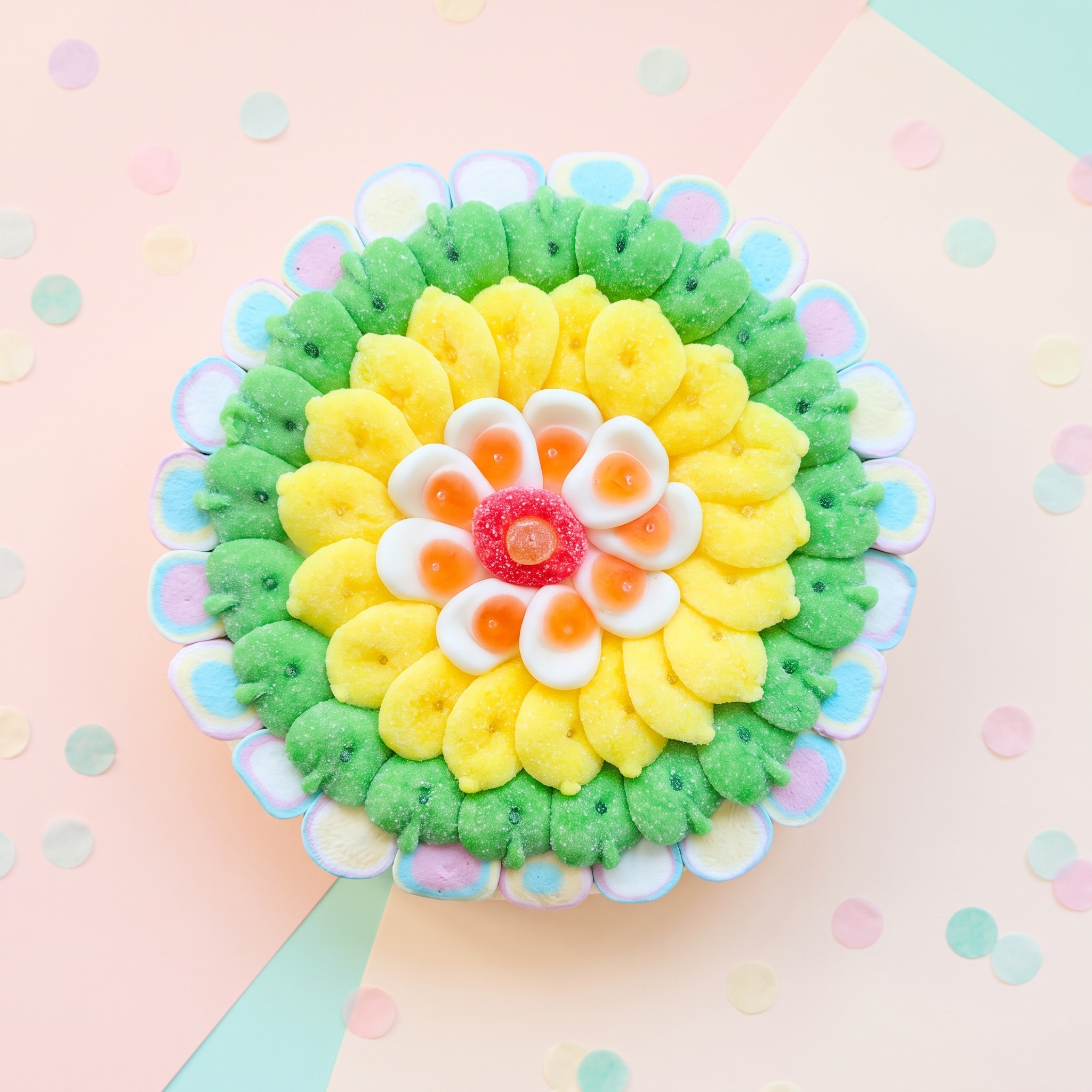 Tarta de chuches pequeña de 1 piso sin gluten para cumpleaños – Happy Chuches